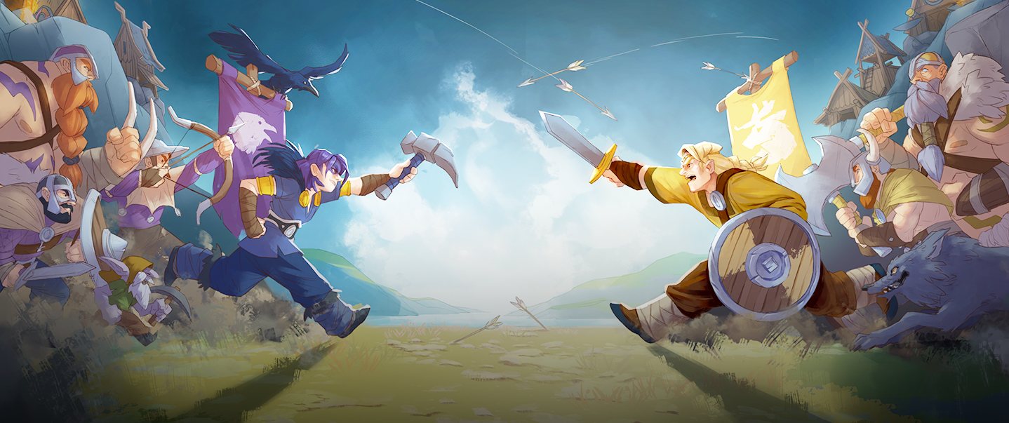 Northgard Battlegrounds Steam header art